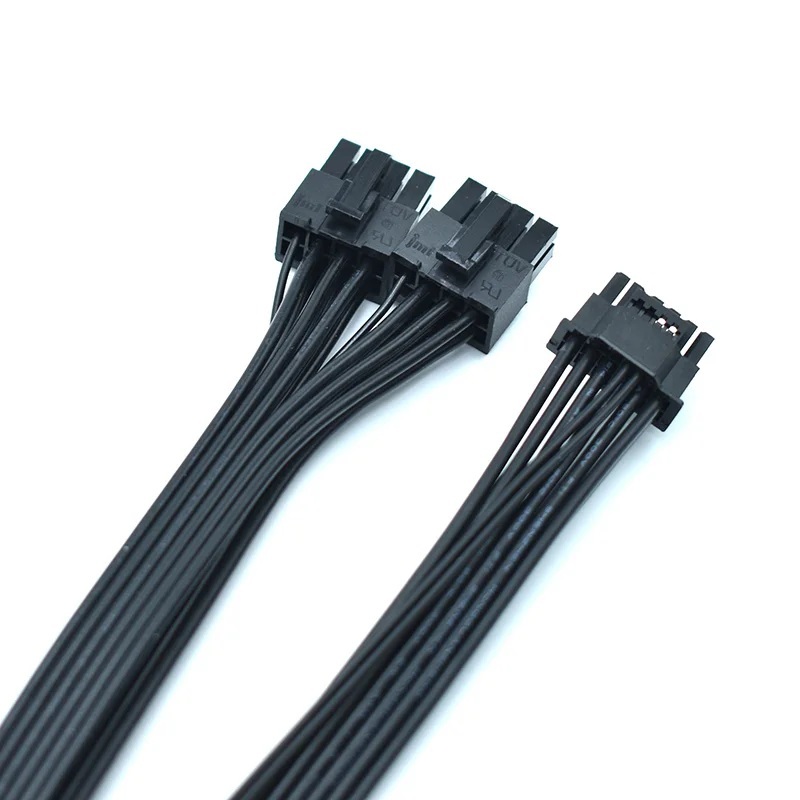 Cho Corsair Cáp Mô Đun 600W PCIe 5.0 12VHPWR Loại 4 PSU Cáp Nguồn Kép 8pin đến 16pin PCI-e Gen 5.0 S