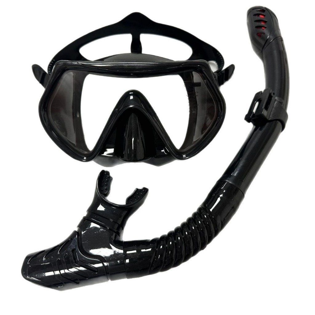 Diving Mask Snorkeling Bộ Mặt Nạ Lặn Kèm Ống Thở – Kính Cường Lực Chống Mờ Cao Cấp