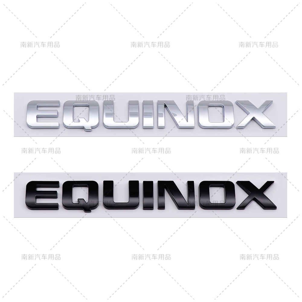 3D ABS EQUINOX Nhãn Chữ Biểu Tượng Xe Phía Sau Khởi Động Tái Trang Bị Thân Xe Miếng Dán Cho Xe Chevr