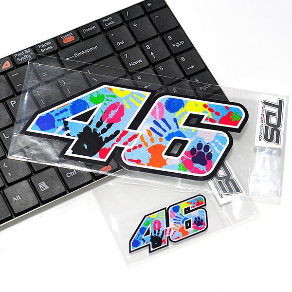 Ý AGV PISTA Rossi Palm Flower Phiên bản giới hạn Nhãn dán xe máy Đề can