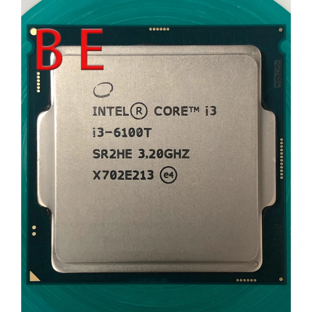 CPU Core 6th Gen i3-6100T LGA-1151 CPU Dual-Core 3.20GHz Skylake SR2HE Desktop