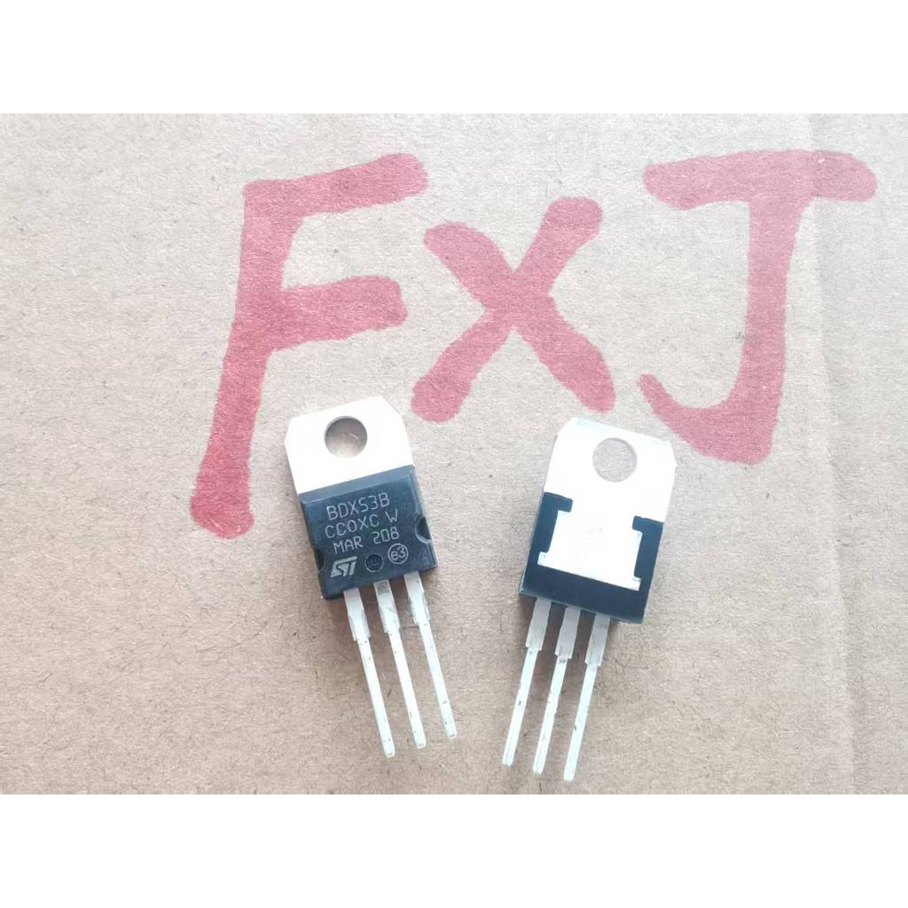 ((10 Chiếc) BDX53B Triode In-Line TO220 Darlington Transistor 8A 80V Thương Hiệu Mới Nguyên Bản