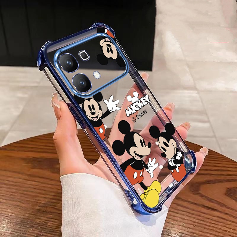 Infinix Note 60 Pro note60 Pro Ốp Lưng Hoạt Hình Chuột Mickey Ốp Lưng Điện Thoại Silicon Đệm Khí Chố