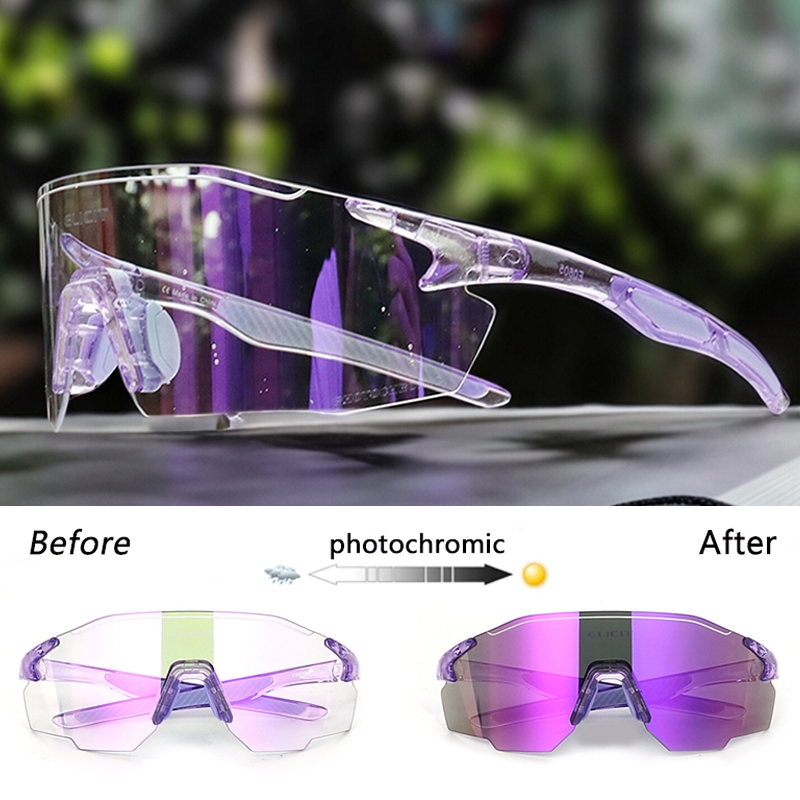 ELICIT Photochromic Kính Mát Đi Xe Đạp MTB Đường Kính Thể Thao Ngoài Trời Chạy Bộ Đi Bộ Đường Dài Đi