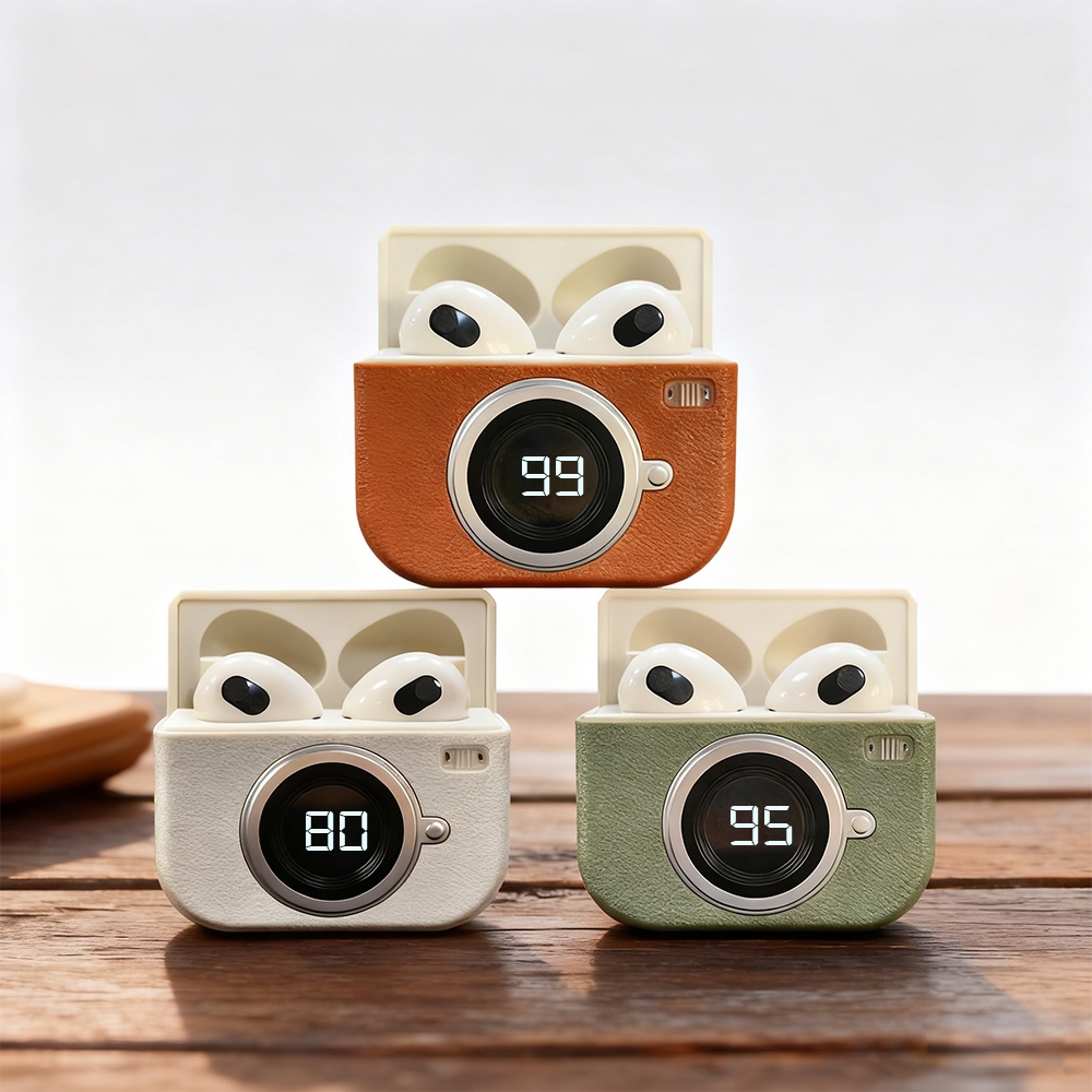 Tai nghe không dây HQAi H12 Bluetooth, âm thanh Hi-fi, pin lâu, mic tích hợp, tai nghe nhỏ gọn