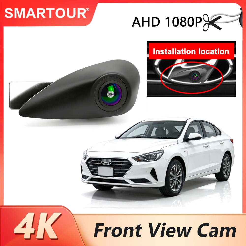 Camera quan sát phía trước ô tô 4K 1080P AHD cho Hyundai IX35 I30 Tucson Accent I40 Santa Fe Dm H1 T