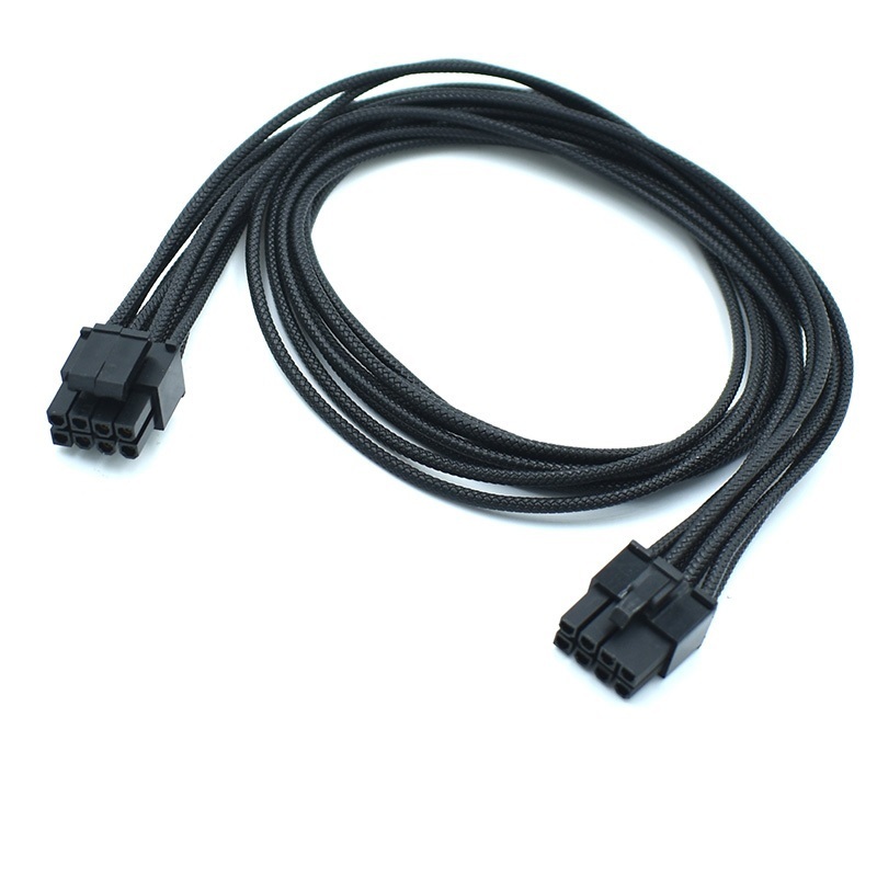 Dây đồng đóng hộp 16AWG có họa tiết bện PSU 8Pin sang PCI-E 8 (6 + 2) Pin / CPU8pin (4 + 4) Cáp cấp 