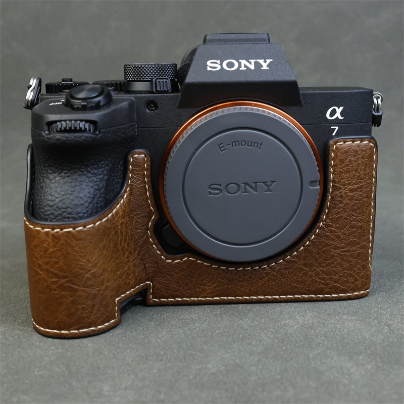 DÀNH CHO Vỏ Máy Ảnh Sony ILCE-7V, Vỏ Nửa Da PU Cho Máy Ảnh Kỹ Thuật Số Sony a7m5, Vỏ Bảo Vệ Cho Sony
