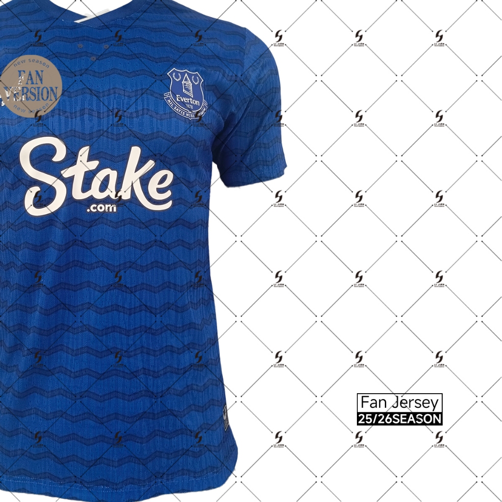 Áo bóng đá Everton FAN mùa giải mới 25 / 26 tên tùy chỉnh