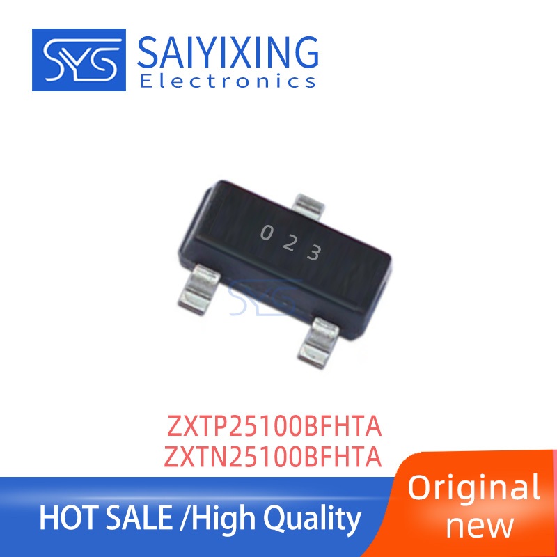 10 Chiếc Chính Hãng Mới ZXTP25100BFHTA ZXTN25100BFHTA SOT23 In Lụa 056 021 Duode Crystal (BJT) PNP N
