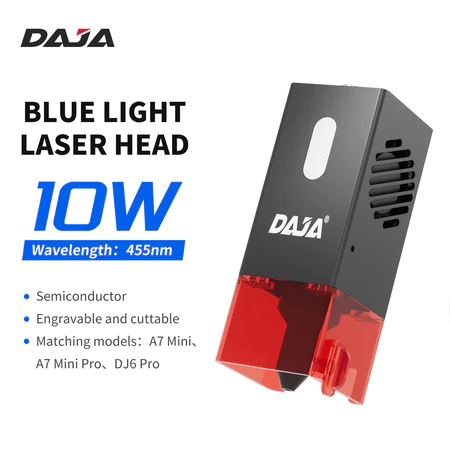 Đầu Laser DAJA D5PRO / A7PRO / A6PRO / DJ6PRO 10W / 5W / 1W Khắc Thích Ứng Với Vật Liệu Khắc Khác Nh
