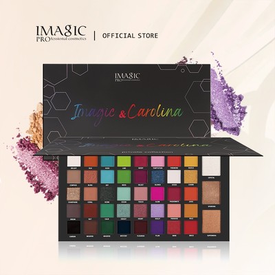 Imagic Bảng Phấn Mắt 43 Màu Lì Và Ánh Nhũ Kết Hợp Trang Điểm Lâu Trôi Và Sắc Tố Cao Đa Năng