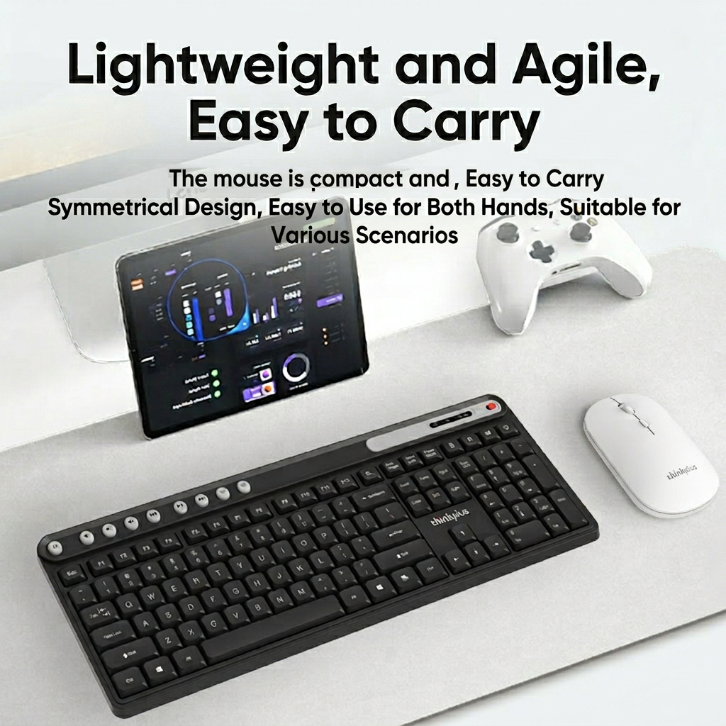 Văn phòng quang chuột không dây Lenovo M20 với kết nối 1600 DPI và 2.4G cộng với thiết kế tiện dụng | BigBuy360 - bigbuy360.vn