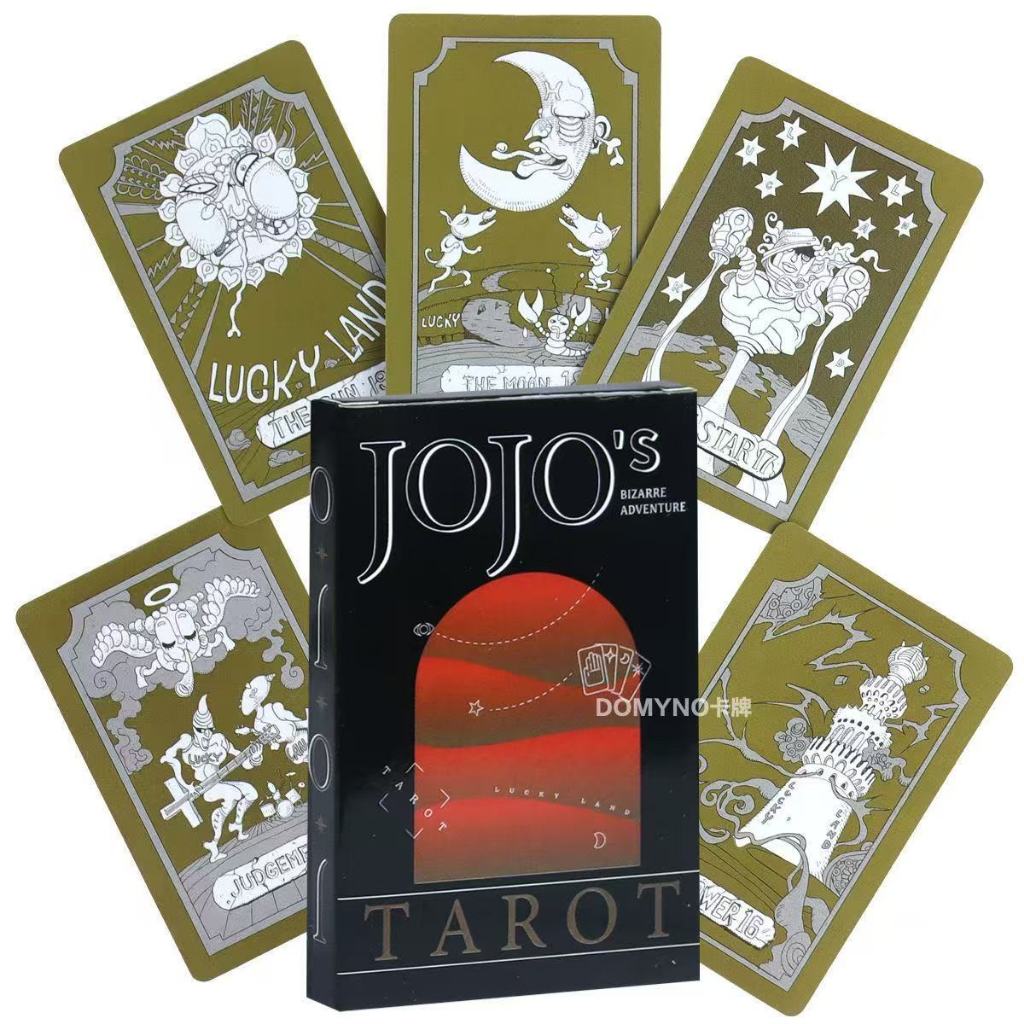 [Sẵn sàng] Bizarre Adventure Tarot English Board Game Card Game JOJO Tarot 22 Miếng Big Arkana Số ph