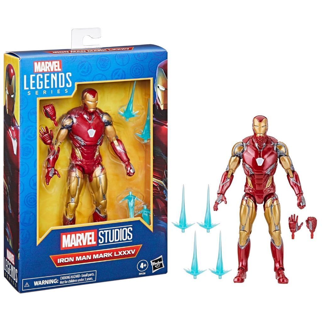 Marvel Marvel Legend Series Iron Man Mark LXXXV, Avengers: Endgame Collector 's Edition Hình di chuy