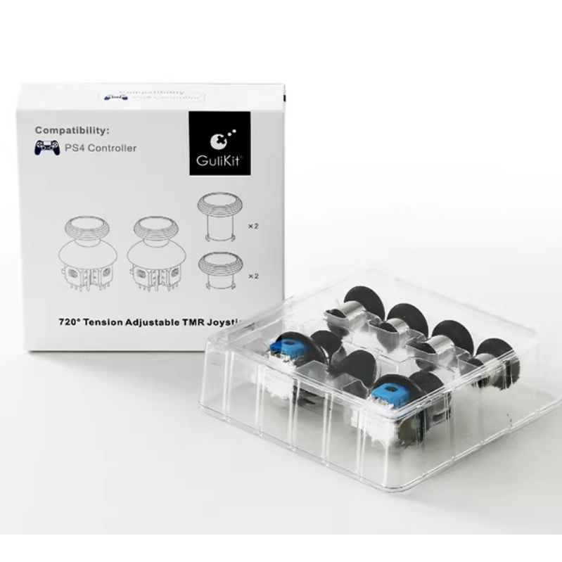 8 hạt tự phát triển 720 ° Mô-men xoắn có thể điều chỉnh Cần điều khiển điện từ TMR Bộ điều khiển Xbo