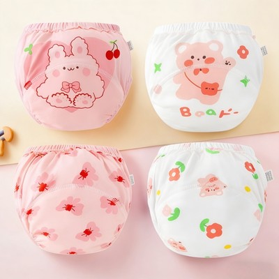 Adabaobao® ᵛⁿTã Giặt Cho Bé Colth Tã Có Thể Giặt Được Bỏ Tã Sơ Sinh Thoáng Khí Tã Tập Quần Short Lặp Lại Rửa Bằng Nước Quần Short Bé Trai Và Bé Gái