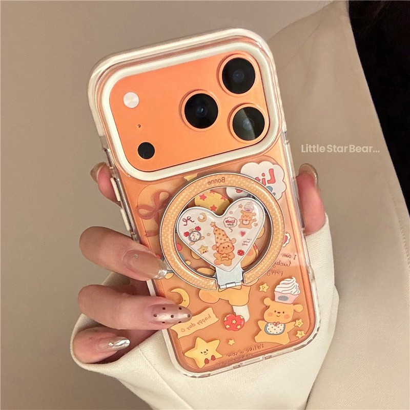 Ốp điện thoại TPU materia cho iPhone 17 Pro max 16 Pro max Star Puppy