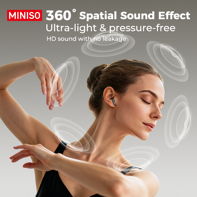 Tai nghe dịch Video MINISO MS103 AI Tai nghe không dây HIFI LCD Màn hình cảm ứng thông minh Tai nghe Bluetooth đa chức năng V6.0 ANC + ENC Tai nghe khử tiếng ồn | BigBuy360 - bigbuy360.vn