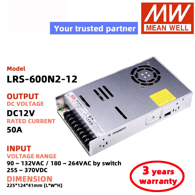 MEAN WELL LRS-600N2-24 LRS-600N2-12 LRS-600N2-36 LRS-600N2-48 Nguồn chuyển mạch Nguồn điện Meanwell 