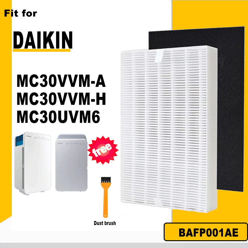 H13 Bộ lọc than hoạt tính Hepa BAFP001AE cho Daikin MC30VVM-A, MC30VVM-H, MC30UVM6 Máy lọc không khí