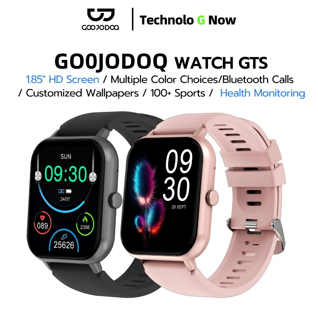 Đồng hồ thông minh chính hãng GOOJODOQ 2024 Màn hình cảm ứng, theo dõi sức khỏe, kết nối điện thoại để nhận tin nhắn, gọi điện, chống nước | BigBuy360 - bigbuy360.vn