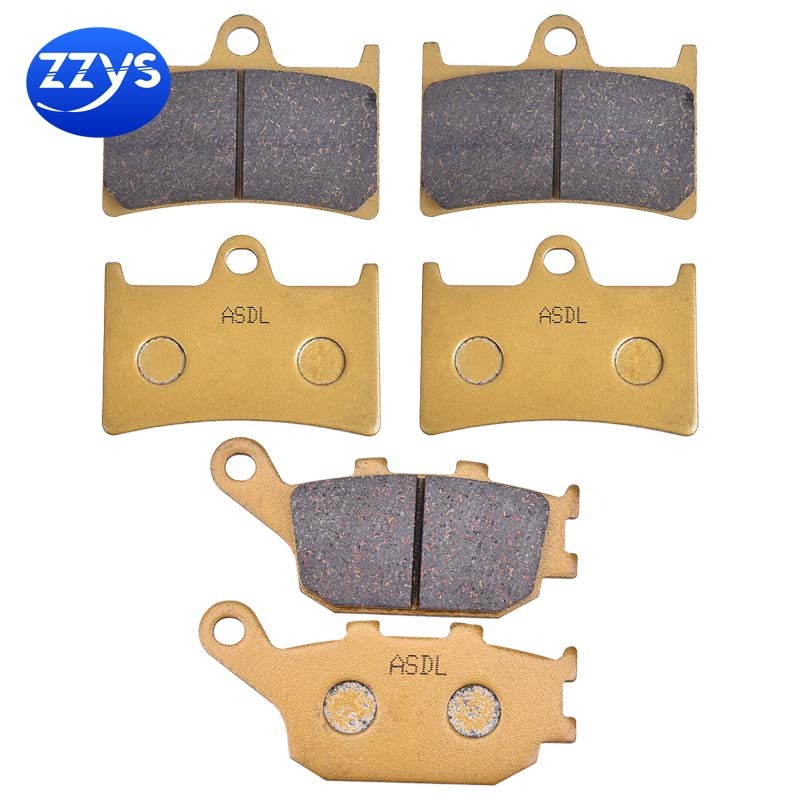 Bộ má phanh trước và sau bằng sợi gốm cho Yamaha FZ1 2006-2014 FZ8 FZ-07 FZ-09 FZ-10