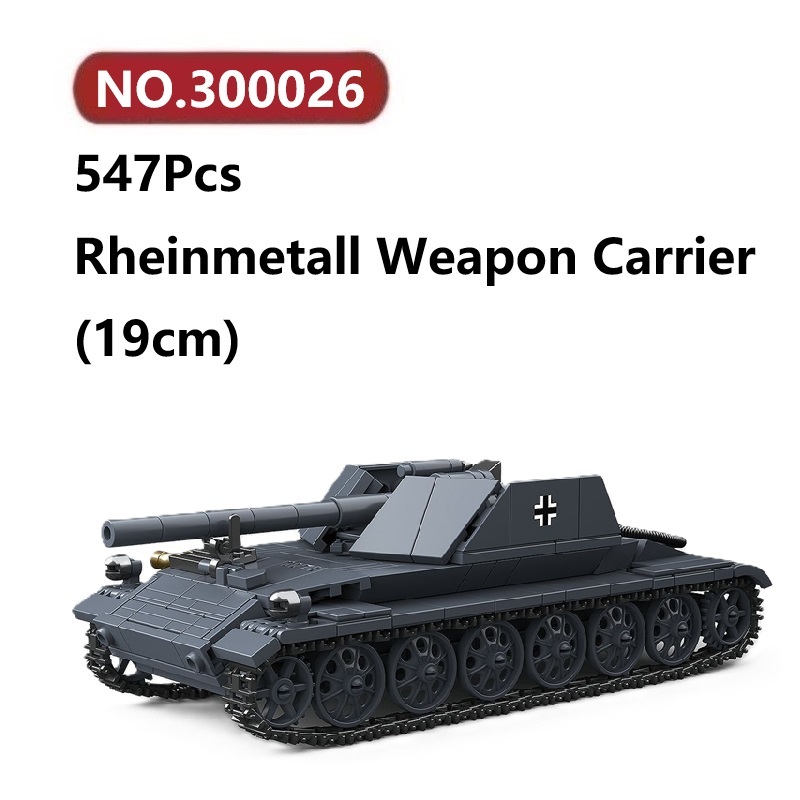 ✨RHM.B.WT Xe Tăng Đồ Chơi Lắp Ráp Mô Hình 547Chi Tiết Third Party Tank Lắp Ghép Xếp Hình