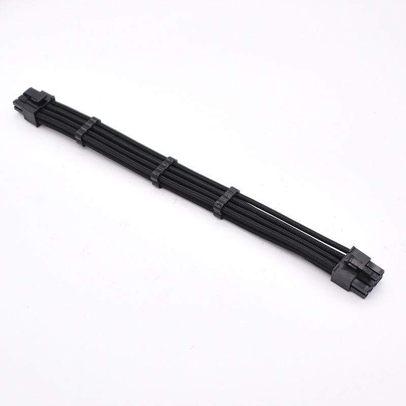 PSU 8 Pin Nam sang PCIe 8 (6 + 2) Pin Nam Dây Silicon Linh Hoạt Dây Cáp Cho Corsair Loại 4 series