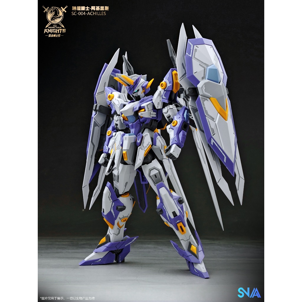 SNAA Models 1 / 144 Round Table Knights Series Aegis Knight Achilles Model Kit