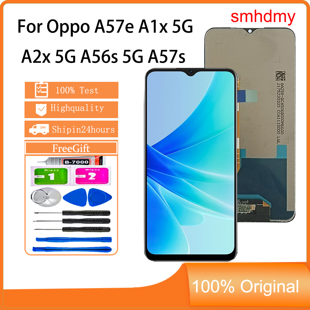 Smhdmy Cho Oppo A57e A1x 5G A2x 5G A56s 5G A57s Màn Hình LCD Thay Thế Màn Hình Cảm Ứng