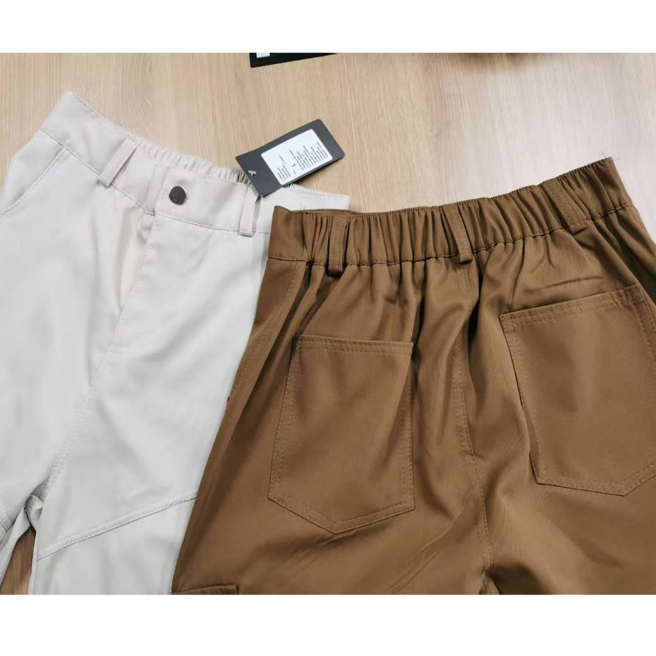 TRENDO Quần Công Sở Nam Baggy Quần Cargo Pant Quần Túi Hộp Nam Nữ Ống Rộng Basic Nhiều màu sắc quần cargo pants Unisex Quần yếm nhiều túi nam quần ống đứng dáng rộng hợp thời trang quần dài có khóa kéo thích hợp | BigBuy360 - bigbuy360.vn
