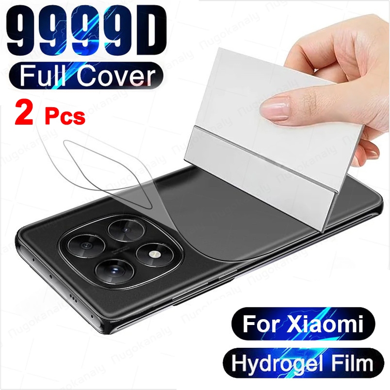 2 Pcs Miếng dán PPF mặt sau cho Xiaomi Mi 15 Ultra 14 13 14T Redmi Note 15 14 13 12 Pro Plus Poco X7