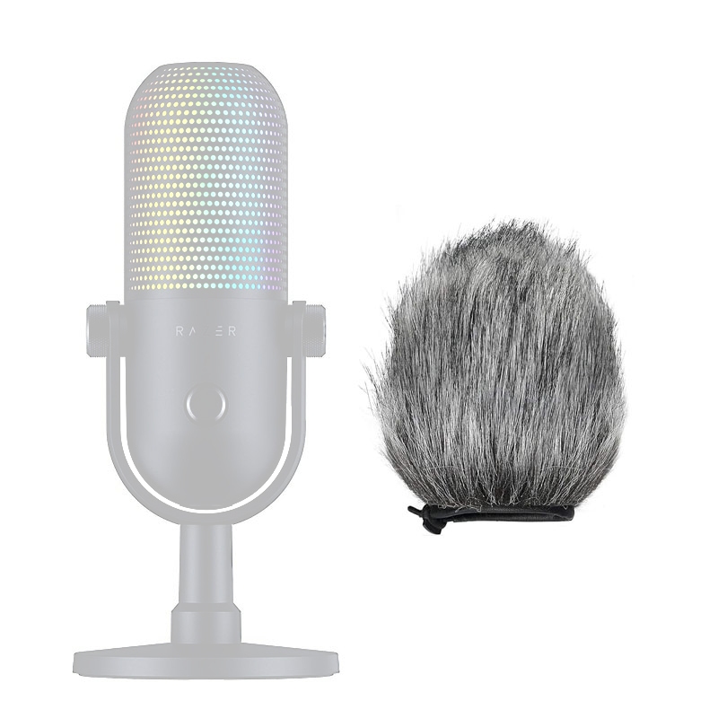 Razer Seiren V3 Chroma Furry Kính chắn gió, Mic Pop Filter / Tấm chắn gió cho Razer Seiren V3 Chroma