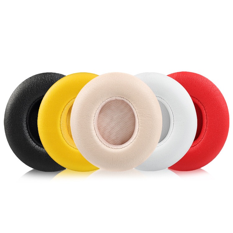 Đệm tai thay thế cho tai nghe Beats Solo 2 & 3, miếng đệm da protein mềm, dày hơn
