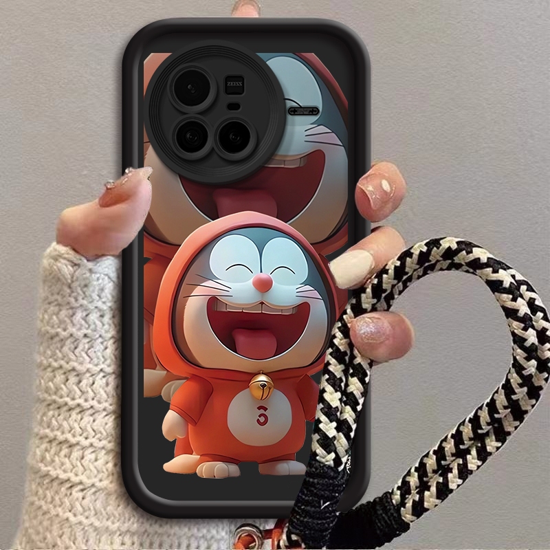 Vỏ Doremon Cười Cho VIVO X80 X80PRO X90PRO X90S X90PRO X100 X100PRO X100SPRO Vỏ Điện Thoại Silicon M