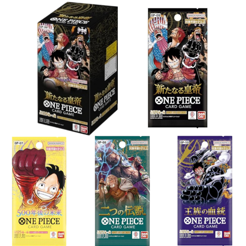 Thẻ One Piece OP07 OP08 OP09 OP10 Bandai Booster Pack luffy zoro anime tcg