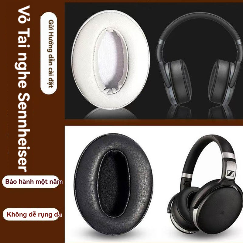 Thích hợp cho tai nghe Sennheiser HD4.50 Đệm tai xốp HD4.40 BT / 4.30 / 350bt / 400 / 420s / 458 Ear