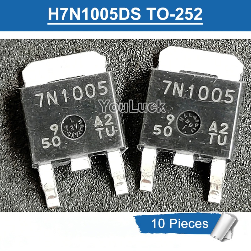 10 chiếc 7N1005 H7N1005DS TO-252 100V / 11.3A N-Channel MOSFET Transistor
