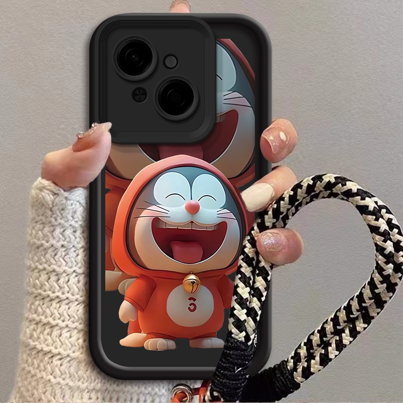 Cười Doremon Vỏ Cho Tecno POP 9 Tecno POP 10 SPARK GO 1 SPARK GO 1S SPARK GO 2025 SPARK GO2 = SPARK 