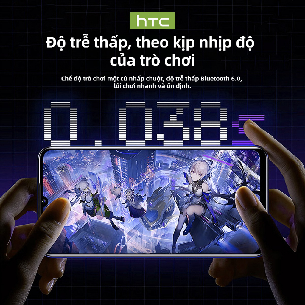 Bảo hành 1 năm HTC NE70 AI Tai nghe dịch thuật Mạ điện Tai nghe kim loại Vỏ dịch thời gian thực Tai nghe BluetoothTWS Bluetooth 6.0 Chất lượng âm thanh HiFi Tai nghe không dây chống nước IPX5 | BigBuy360 - bigbuy360.vn