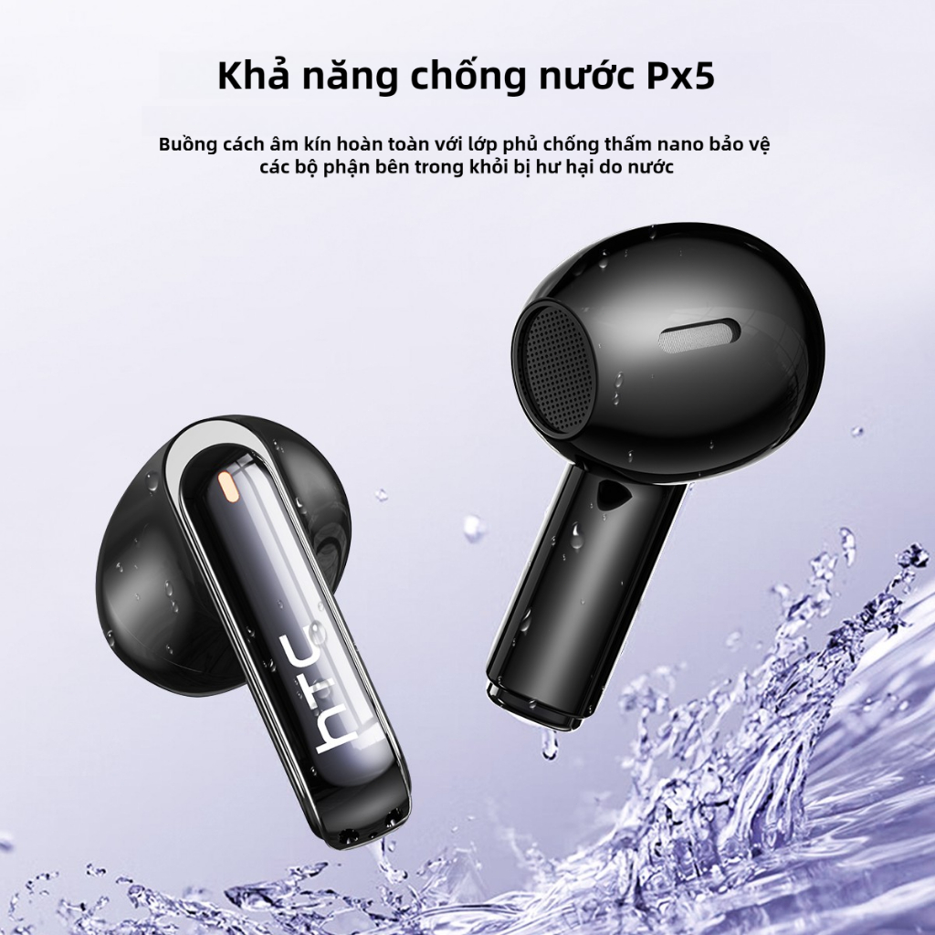 Bảo hành 1 năm HTC NE70 AI Tai nghe dịch thuật Mạ điện Tai nghe kim loại Vỏ dịch thời gian thực Tai nghe BluetoothTWS Bluetooth 6.0 Chất lượng âm thanh HiFi Tai nghe không dây chống nước IPX5 | BigBuy360 - bigbuy360.vn