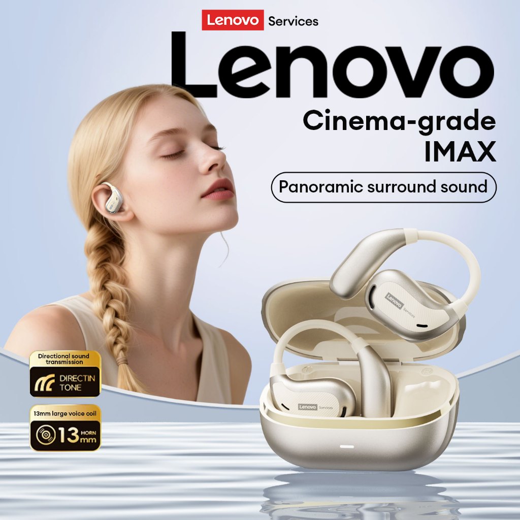 Tai nghe Bluetooth Lenovo AC102 OWS Chất lượng âm thanh HIFI Độ phân giải cao Hộp số âm thanh định hướng chờ dài Thoải mái khi đeo Bluetooth6.0 | BigBuy360 - bigbuy360.vn