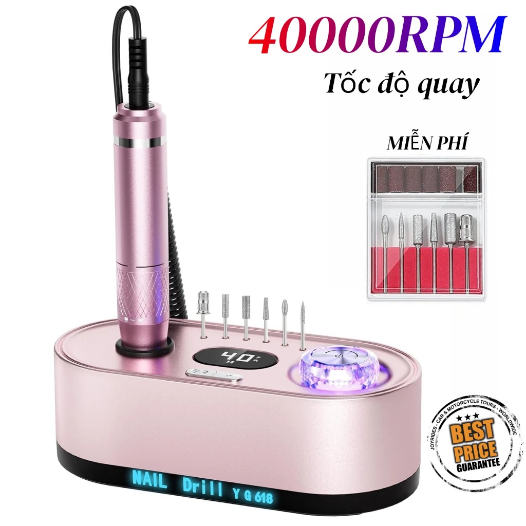 Máy Mài Móng Tay 40000RPM Tốc Độ Cao Chuyên Dụng