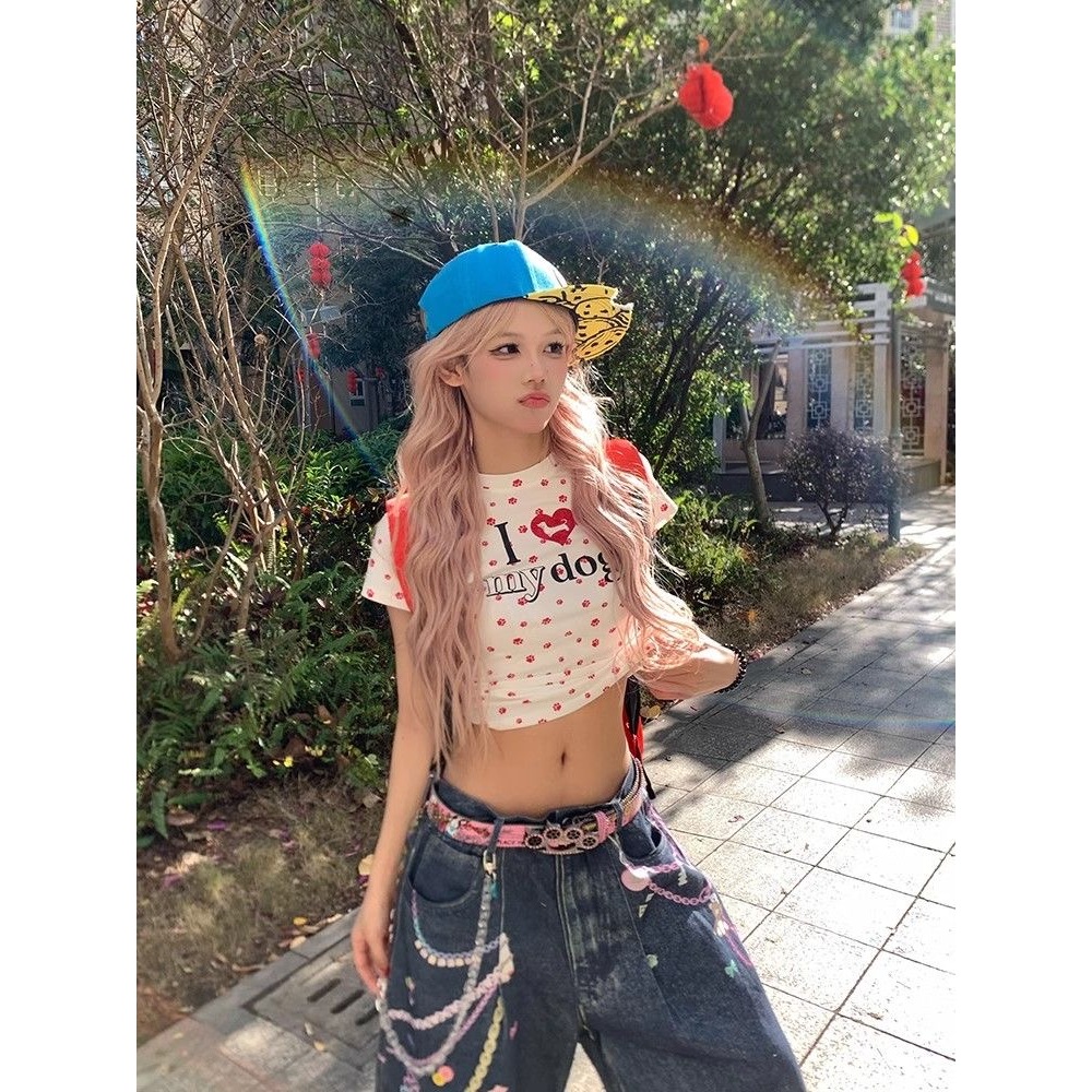 Áo thun nữ style retro Mỹ