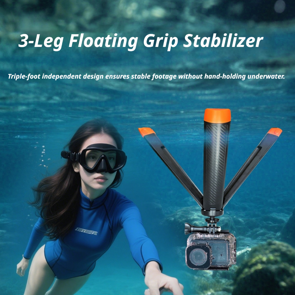 Dành cho GoPro Tay cầm nổi Selfie Stick Tripod Monopod có thể mở rộng cho GoPro / DJI Osmo Nano / 36