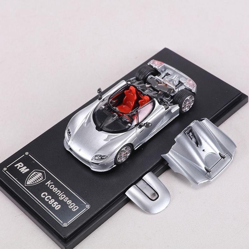 Rhino Model RM 1: 64 Koenigsegg CC850 Hợp Kim Xe Mô Hình Bộ Sưu Tập Đồ Trang Trí Nắp Sau Có Thể Mở M