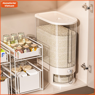 Thùng Đựng Gạo 5kg 10kg Dung Tích LỚN, Chống Ẩm Chống Côn Trùng, Kín Khí Cao Cấp, Có Nút Nhấn 1 Tay - Hộp Đựng Gạo, Thùng Chứa Thực Phẩm, Đồ Gia Dụng Nhà Bếp Thông Minh