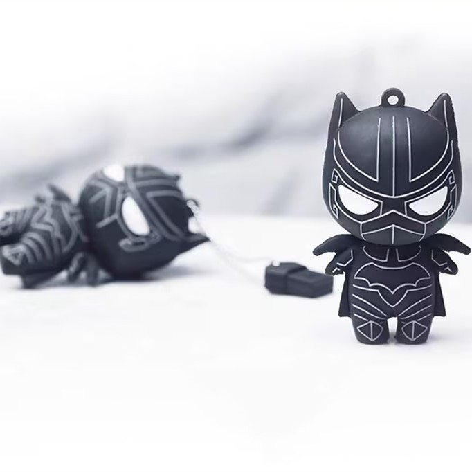 Hoạt Hình Sáng Tạo Silicon Black Panther Shape USB Flash Drive 1GB 2GB 4GB 8GB 16GB 32GB 64GB 128GB 