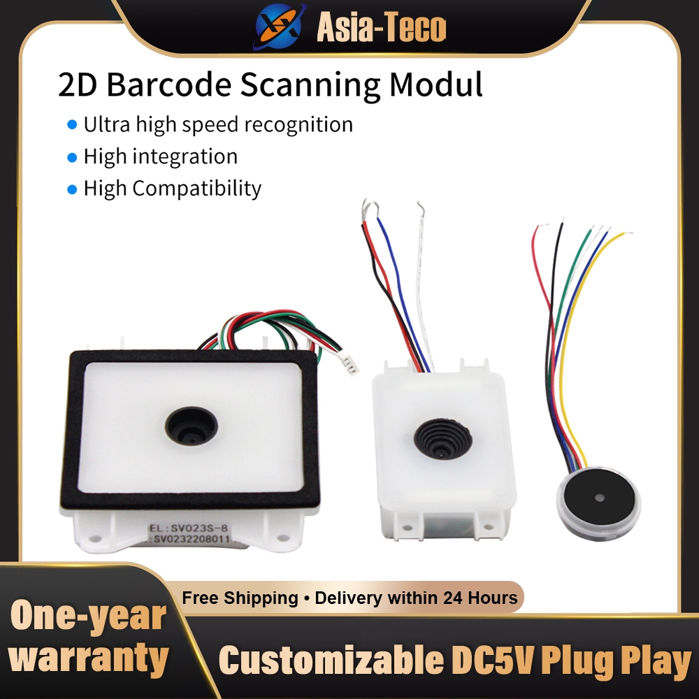 Million Pixels 1D 2D BarCode Reader QRcode Scanner Mô-đun mã vạch nhúng Mô-đun ENgine USB / RS232 / 